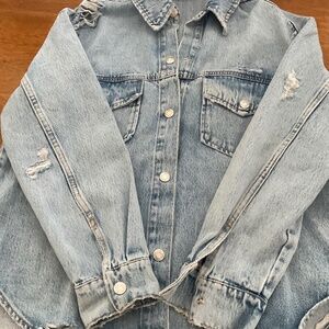 Blue Jean shirt jacket